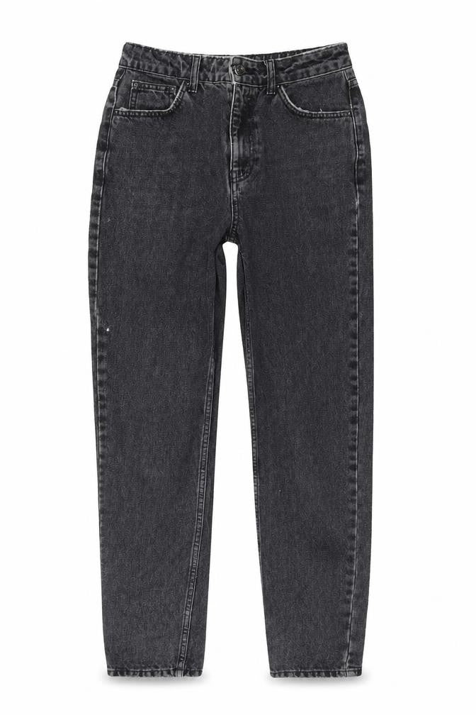Womens UK Size 26 Topshop Regular Fit Straight Black Jeans