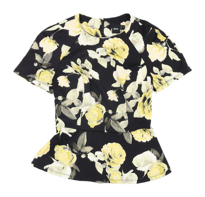 Womens UK Size 6 ASOS Multicoloured Cropped Blouse