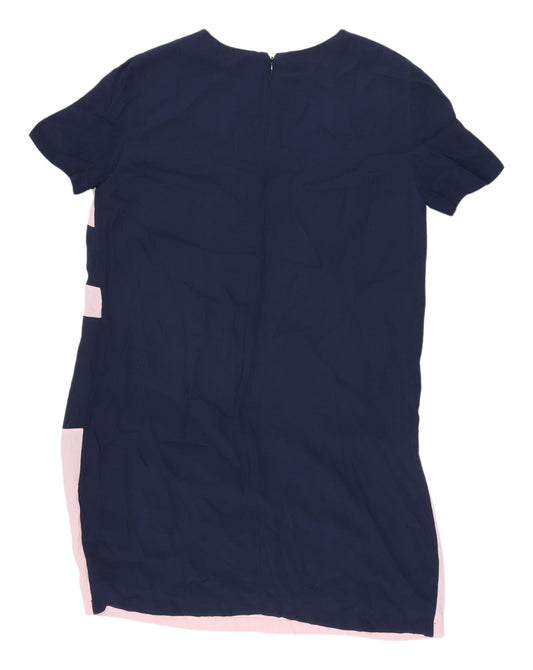 French Connection Women’s Multicoloured Striped Shift Dress - Size 12