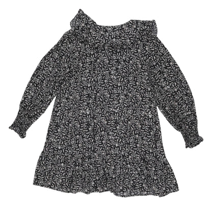 MNG Women's Black A-Line Balloon Sleeve Dress S