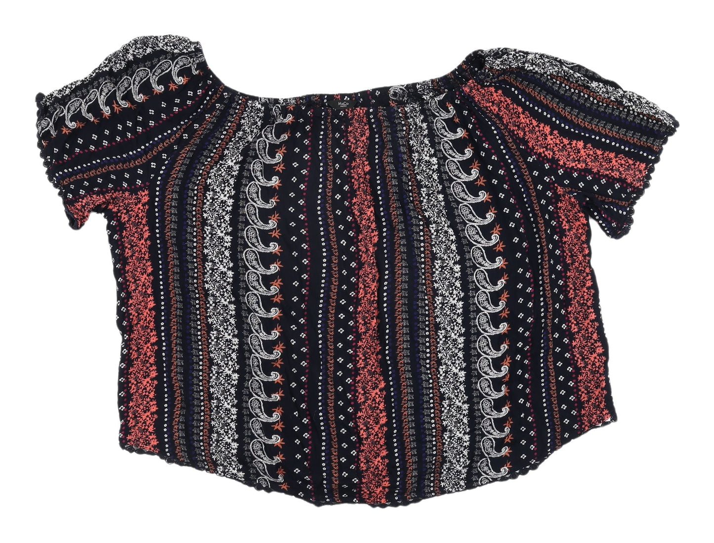 Womens UK Size 18 M&Co Multicoloured Tunic Blouse