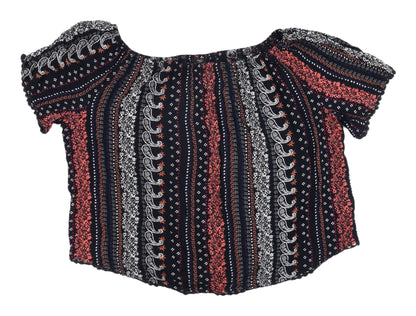 Womens UK Size 18 M&Co Multicoloured Tunic Blouse