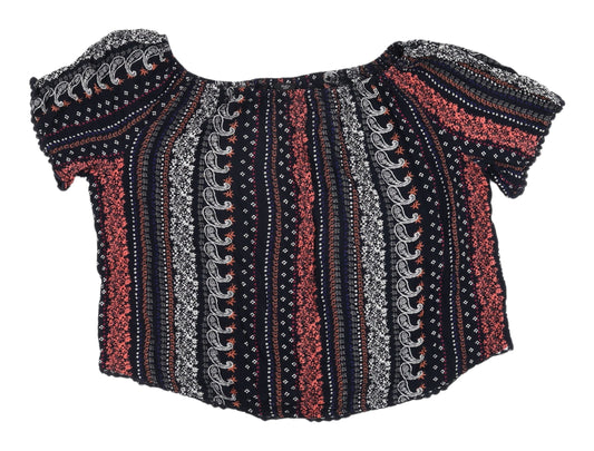 M&Co Women's Multicoloured Tunic Blouse Size 18 Casual