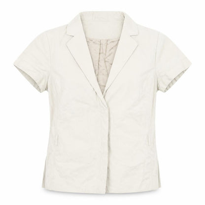 Womens UK Size 10 H&M Beige Classic Button-Up