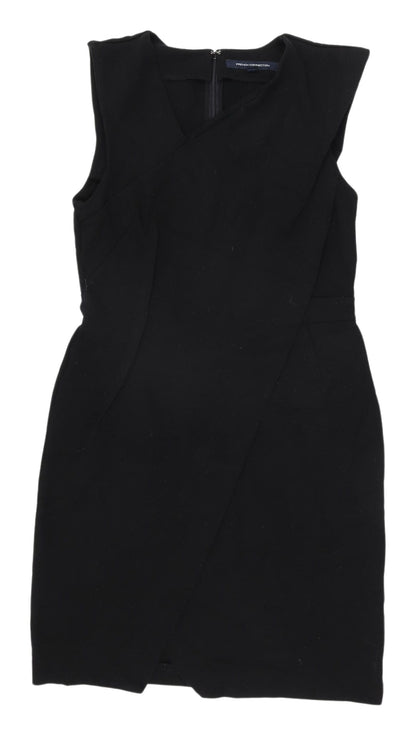 French Connection Black Sheath Dress Women Size 14