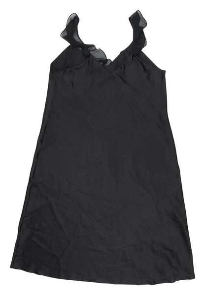 Morgan Taylor Women's Black Chemise XL Sleeveless Ruffle