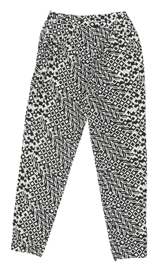 Womens UK Size 6 ASOS Regular Fit Jogger Multicoloured Trousers