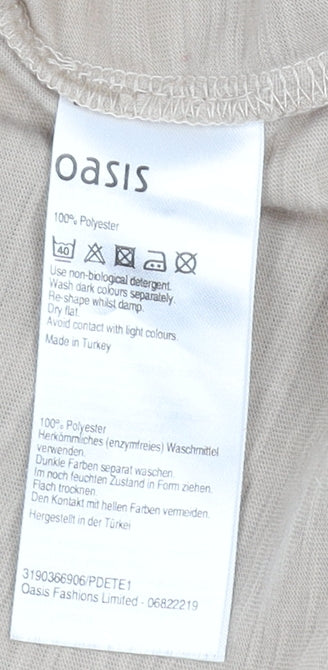 Womens UK Size S Oasis Beige