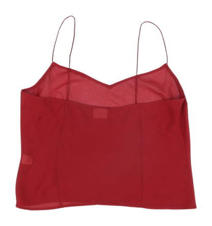 Womens UK Size 14 Kaliko Red Basic Camisole