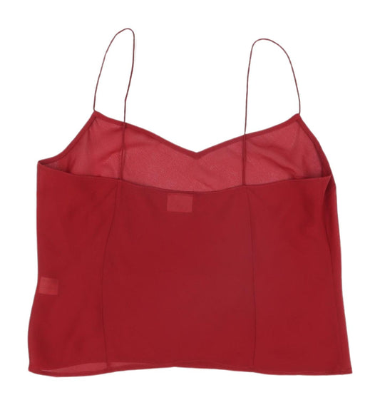Womens UK Size 14 Kaliko Red Basic Camisole