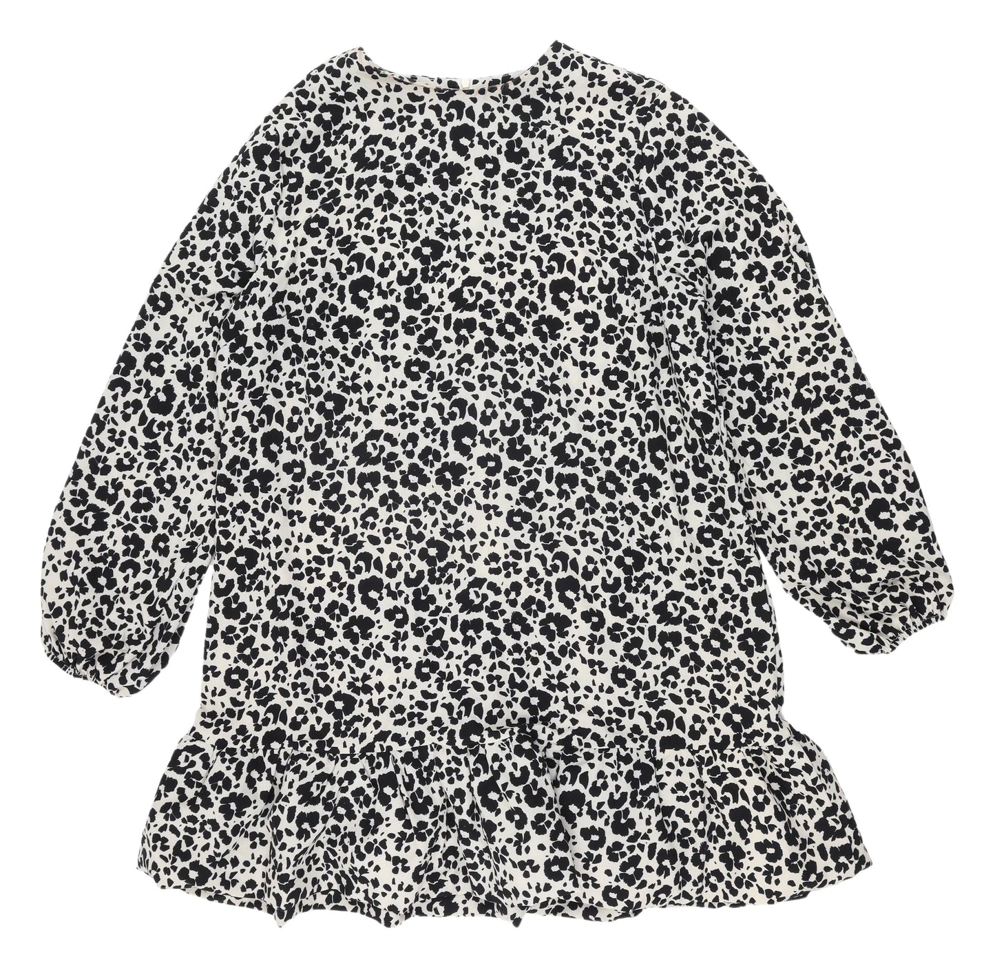 Boohoo Women's Animal Print Knee Length Shift Dress