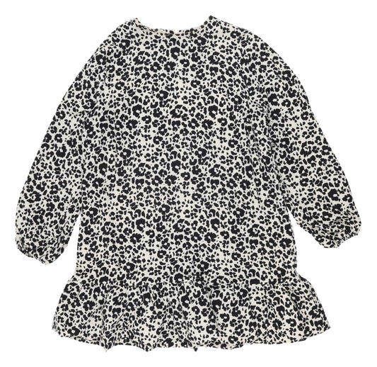 Boohoo Women's Animal Print Knee Length Shift Dress