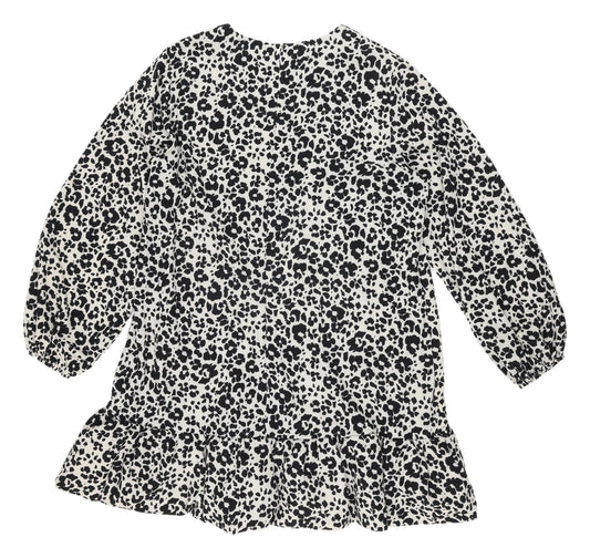 Boohoo Women's Animal Print Knee Length Shift Dress