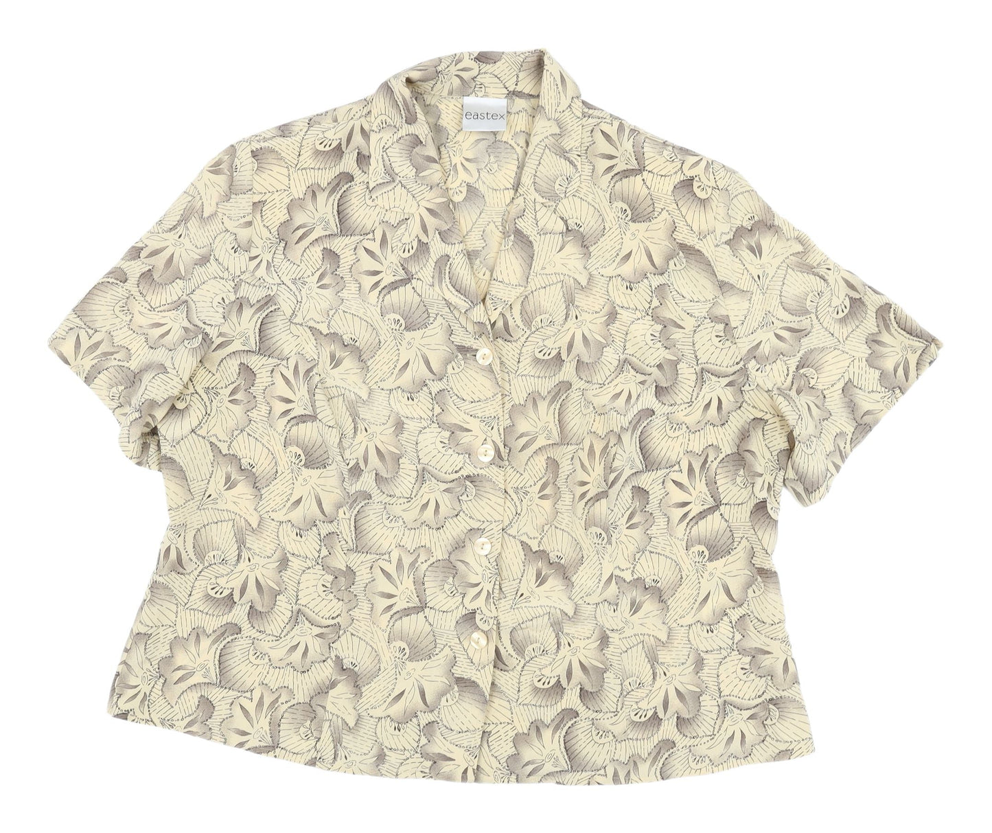 Womens UK Size 18 Eastex Beige  Blouse
