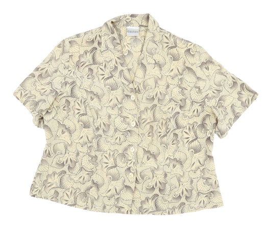 Womens UK Size 18 Eastex Beige  Blouse