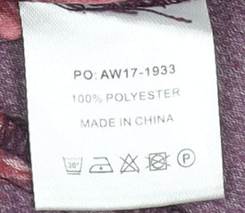 Hush Women's Purple Shift Dress, Size L, 3/4 Sleeve