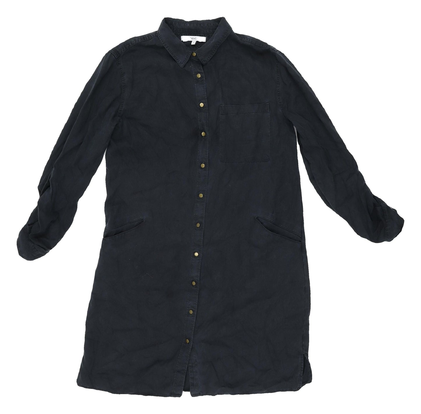 NEXT Women's Black Shirt Dress, Size 10, Casual Chic