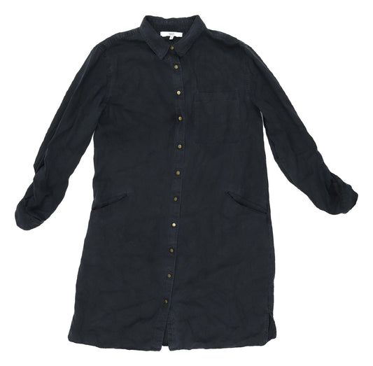 NEXT Women's Black Shirt Dress, Size 10, Casual Chic