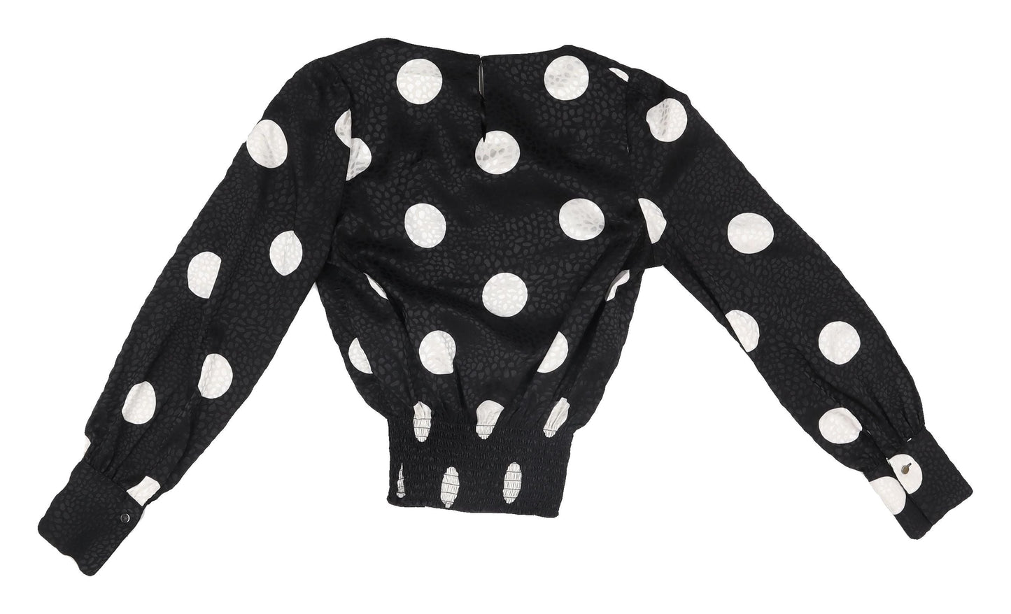 Womens UK Size 4 New Look Black Cropped Blouse