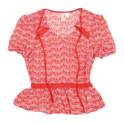 Womens UK Size 6 H&M Red  Blouse