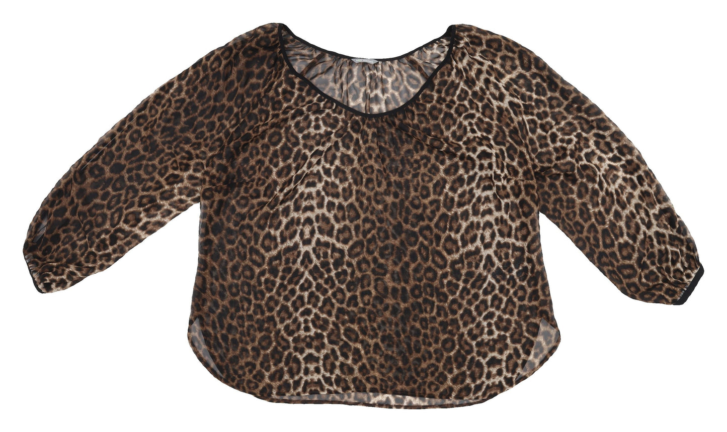 Womens UK Size 20 Marks and Spencer Brown  Blouse