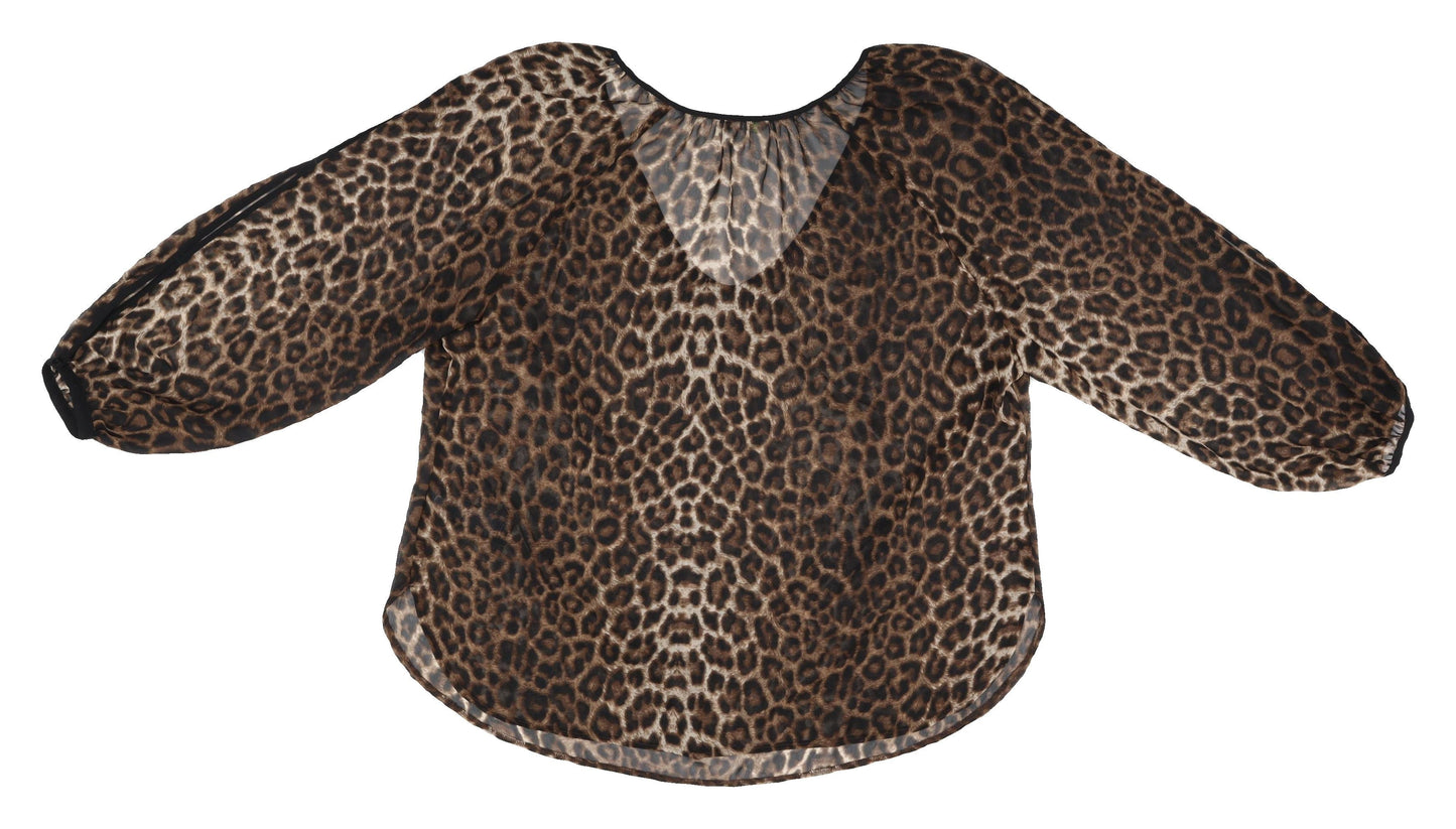 Womens UK Size 20 Marks and Spencer Brown  Blouse