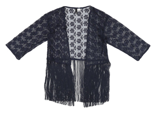 Womens UK Size XS H&M Blue Cardigan Jumper