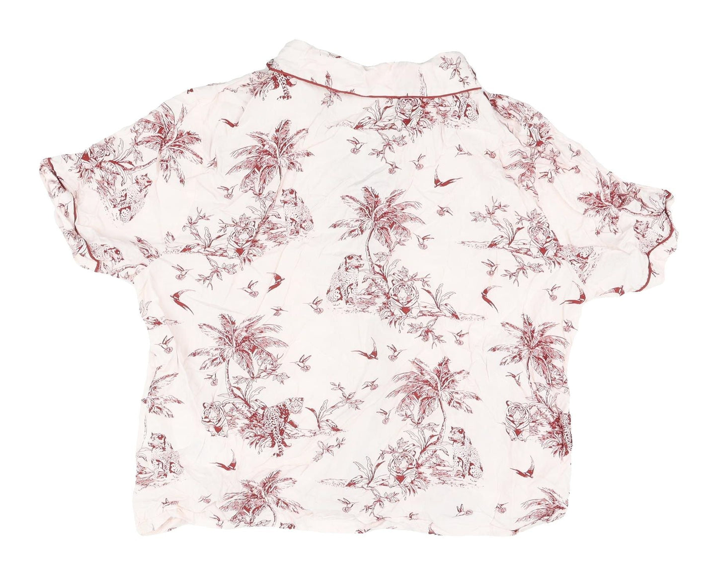 New Look Women's Multicoloured Pyjama Top UK 14