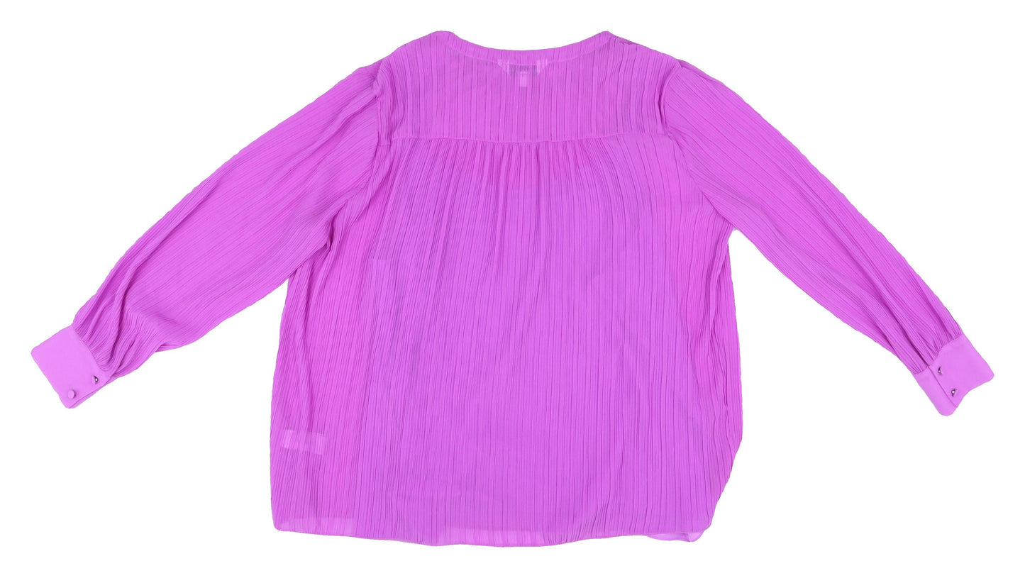Womens UK Size 18 Marks and Spencer Purple  Blouse