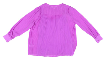 Womens UK Size 18 Marks and Spencer Purple  Blouse