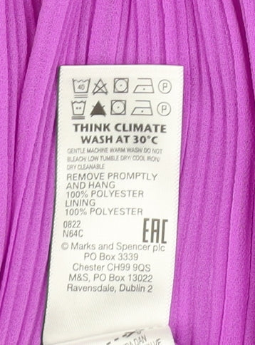 Womens UK Size 18 Marks and Spencer Purple  Blouse