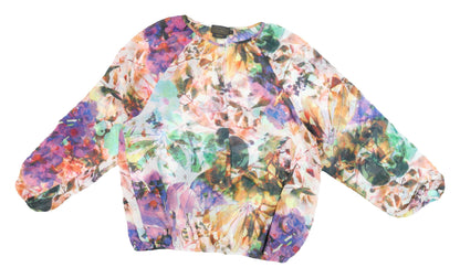 Debbie Shachat Women's Multicoloured Floral Tunic Blouse M