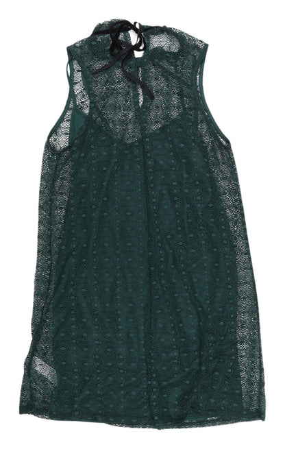 New Look Women's Green Sleeveless Dress UK 14