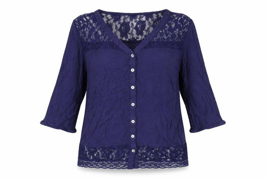 Womens UK Size 14 Julipa Blue  Blouse