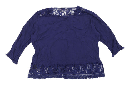 Womens UK Size 14 Julipa Blue  Blouse