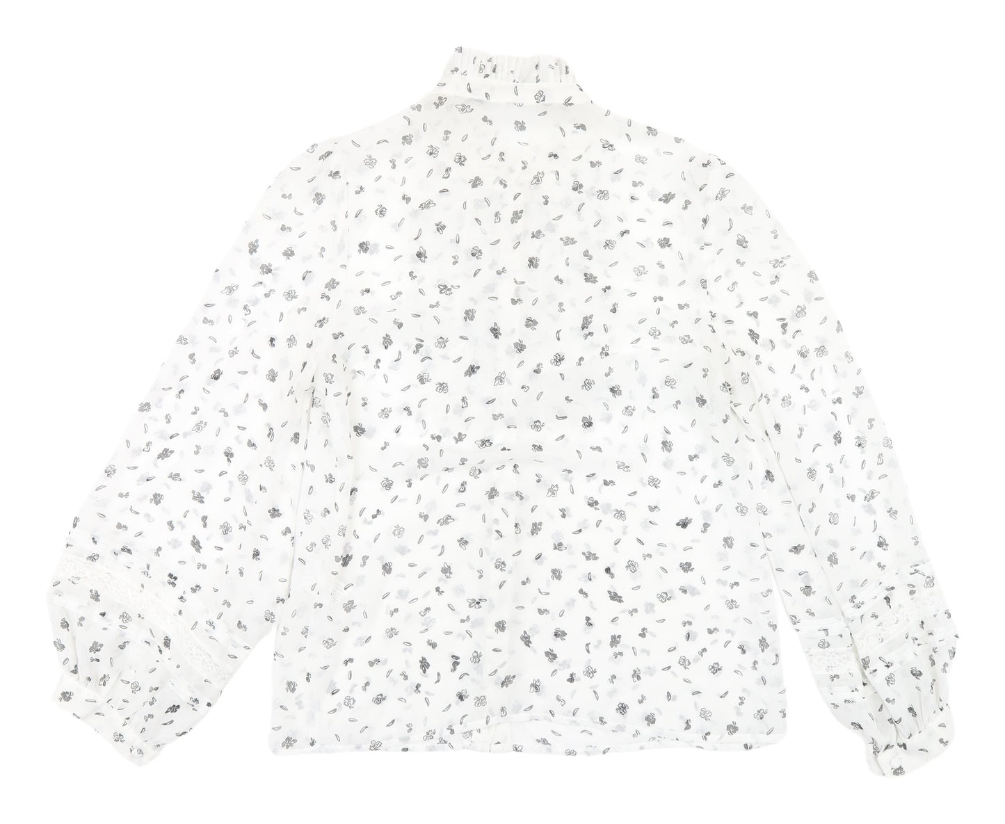 Womens UK Size XS Zara White Basic Blouse