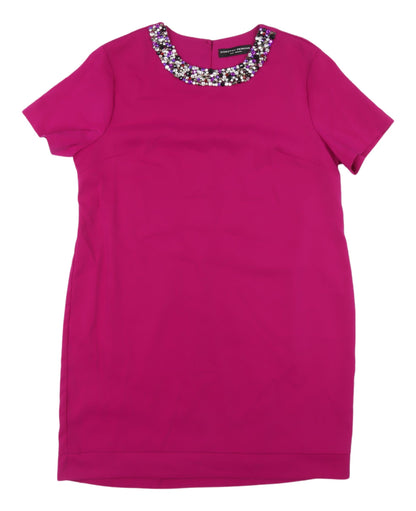 Dorothy Perkins Women’s Pink Beaded Dress Size 14
