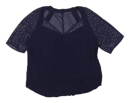 Marks and Spencer Women's Blue Blouse UK Size 18
