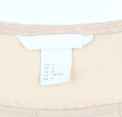 H&M Beige Sleeveless Blouse - Size 12, Casual Wear