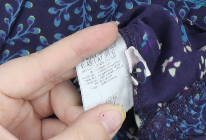 Womens UK Size 8 Per Una Multicoloured Tunic Blouse