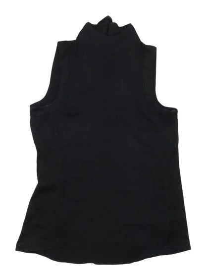 Womens UK Size 6 H&M Black Basic Blouse