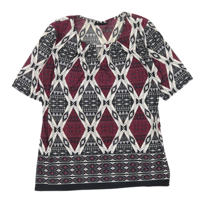 Womens UK Size 10 Wallis Multicoloured Basic Blouse