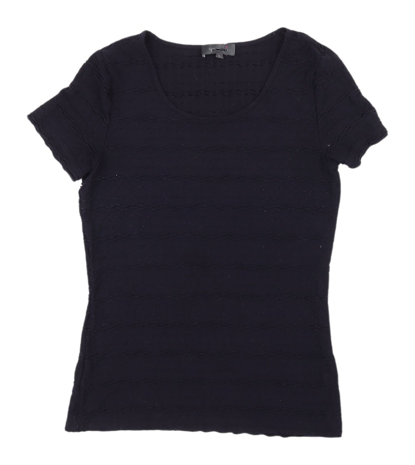 Womens UK Size 8 Marks and Spencer Black  T-Shirt