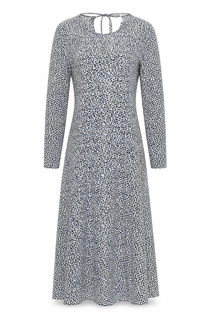 H&M Women's Multicoloured A-Line Dress - Size 8