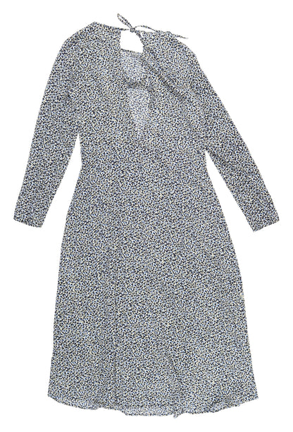 H&M Women's Multicoloured A-Line Dress - Size 8
