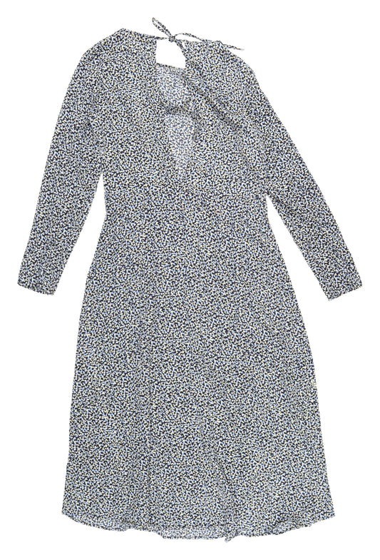 H&M Women's Multicoloured A-Line Dress - Size 8