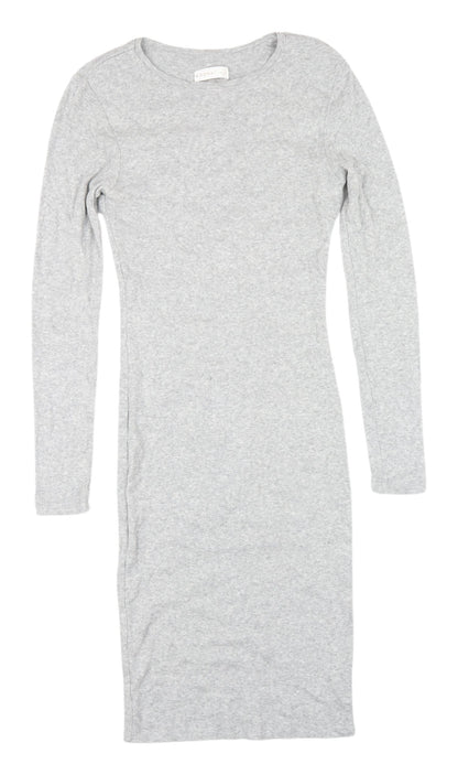 Kookai Grey Bodycon Dress, Women’s Size 6, Casual Knit