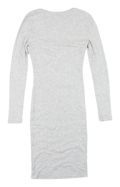 Kookai Grey Bodycon Dress, Women’s Size 6, Casual Knit