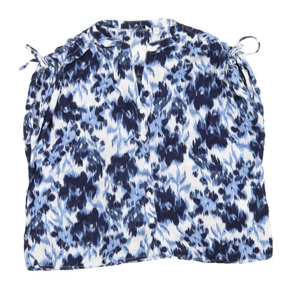 b.young Women's Blue Floral Camisole Blouse Size 10