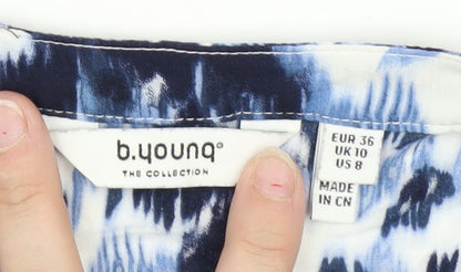 b.young Women's Blue Floral Camisole Blouse Size 10